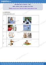 Đề thi học kì 2 Tiếng Anh 3 Global Success - Đề số 2